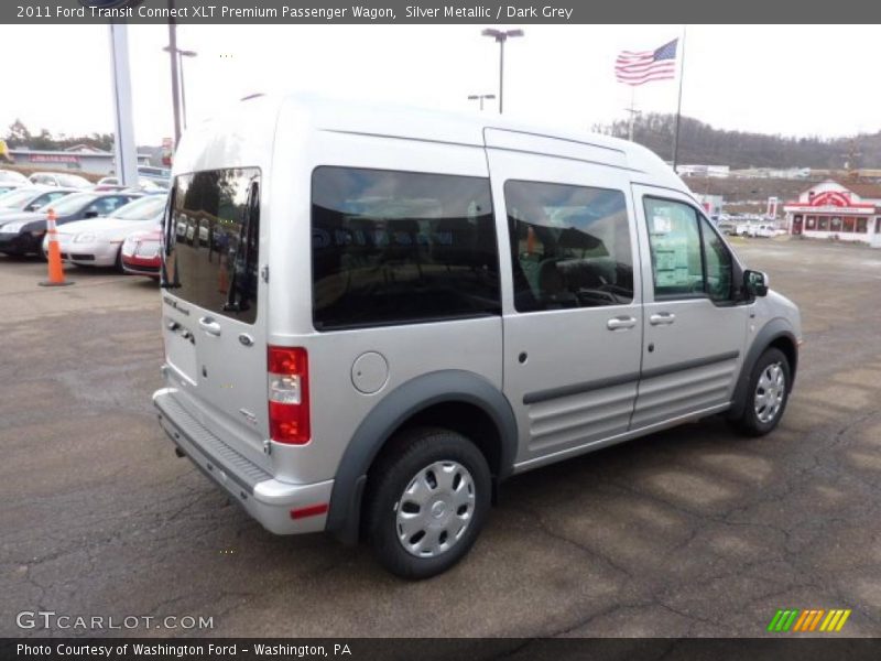  2011 Transit Connect XLT Premium Passenger Wagon Silver Metallic