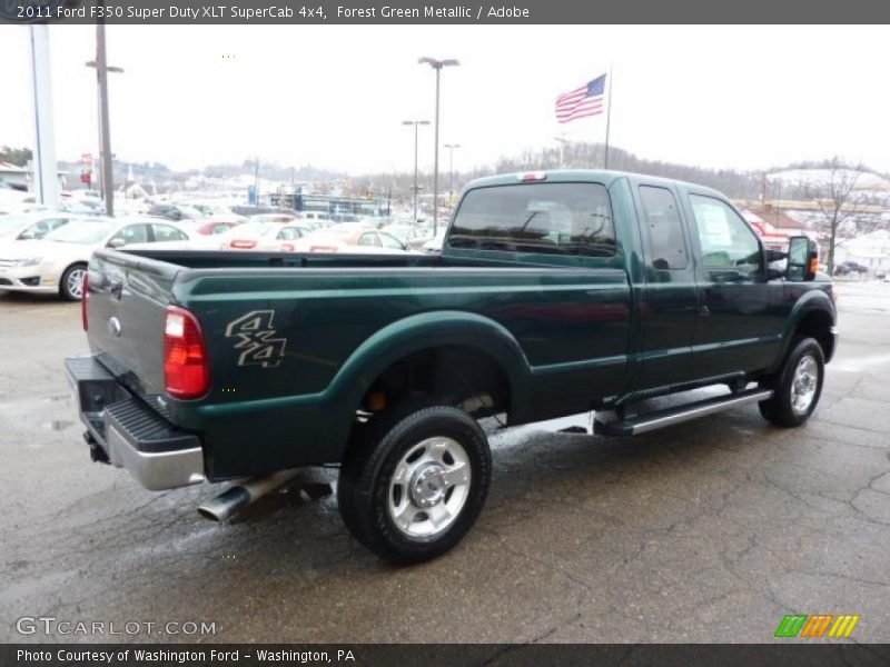  2011 F350 Super Duty XLT SuperCab 4x4 Forest Green Metallic