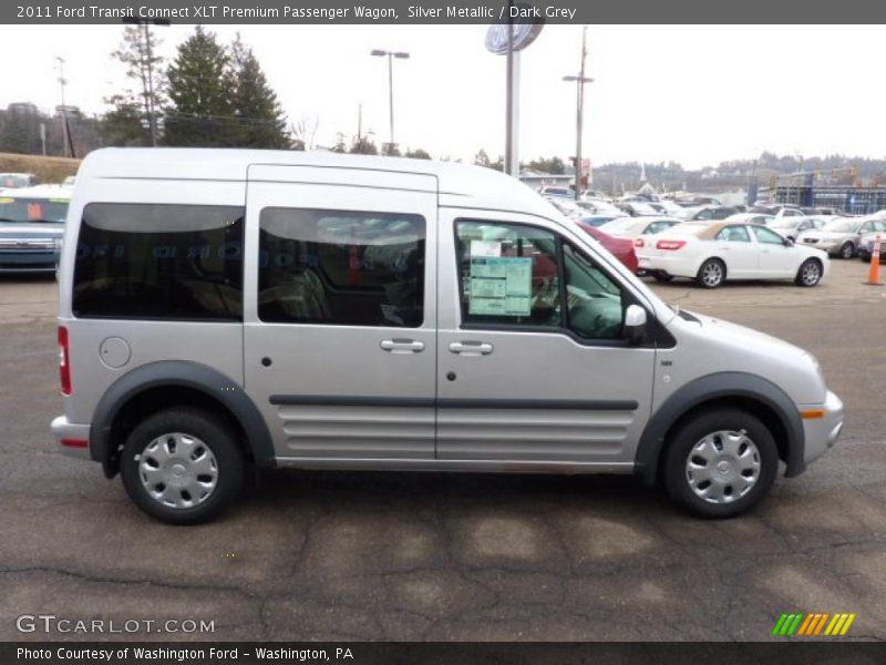  2011 Transit Connect XLT Premium Passenger Wagon Silver Metallic