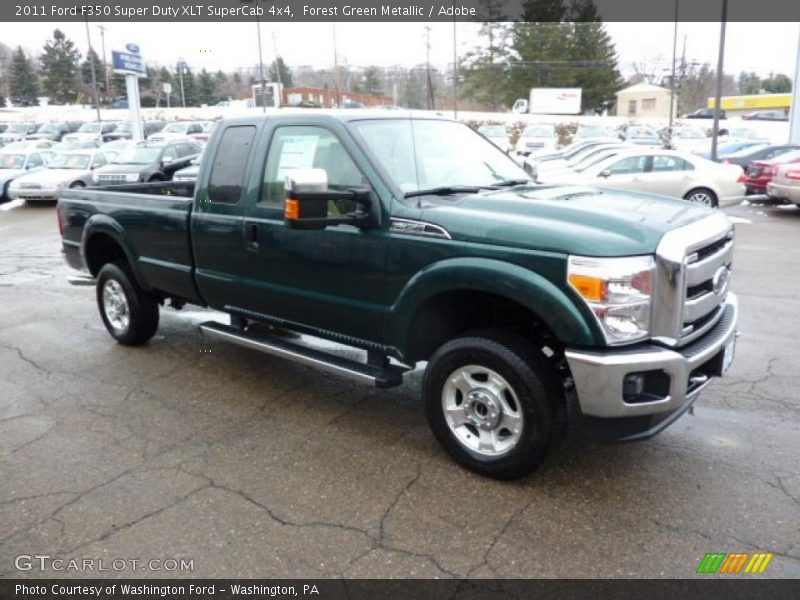  2011 F350 Super Duty XLT SuperCab 4x4 Forest Green Metallic