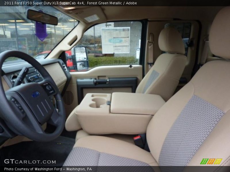  2011 F350 Super Duty XLT SuperCab 4x4 Adobe Interior