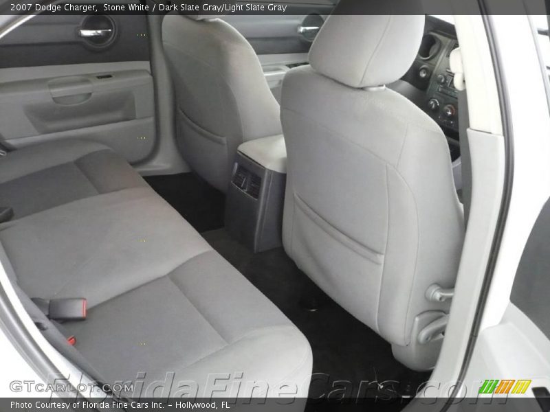 Stone White / Dark Slate Gray/Light Slate Gray 2007 Dodge Charger