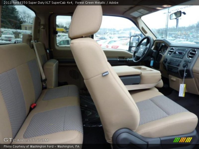  2011 F350 Super Duty XLT SuperCab 4x4 Adobe Interior