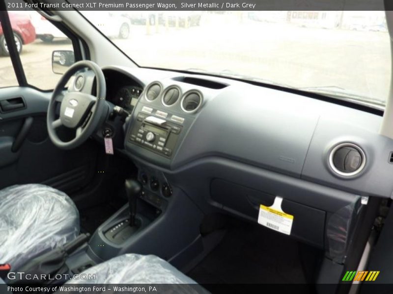 Silver Metallic / Dark Grey 2011 Ford Transit Connect XLT Premium Passenger Wagon