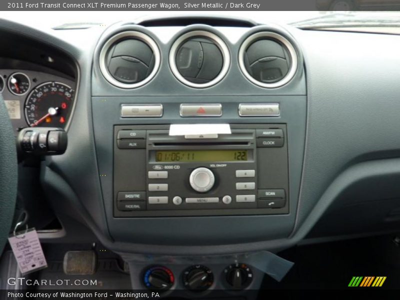 Controls of 2011 Transit Connect XLT Premium Passenger Wagon
