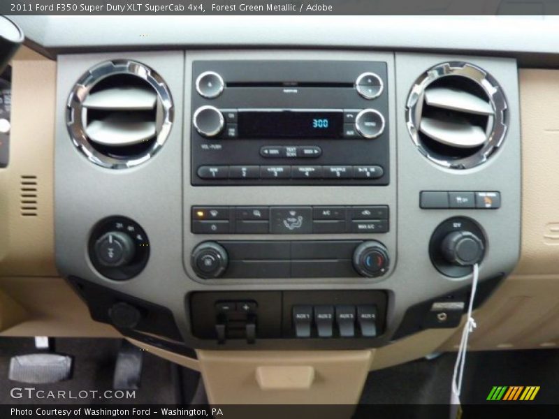 Forest Green Metallic / Adobe 2011 Ford F350 Super Duty XLT SuperCab 4x4