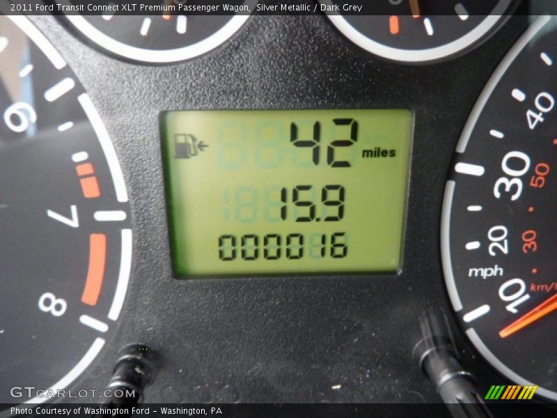 Silver Metallic / Dark Grey 2011 Ford Transit Connect XLT Premium Passenger Wagon