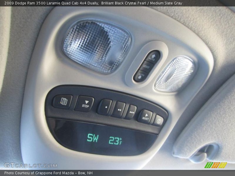 Controls of 2009 Ram 3500 Laramie Quad Cab 4x4 Dually