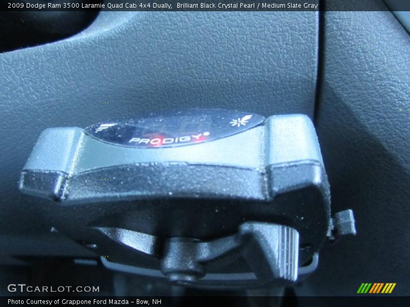 Brilliant Black Crystal Pearl / Medium Slate Gray 2009 Dodge Ram 3500 Laramie Quad Cab 4x4 Dually