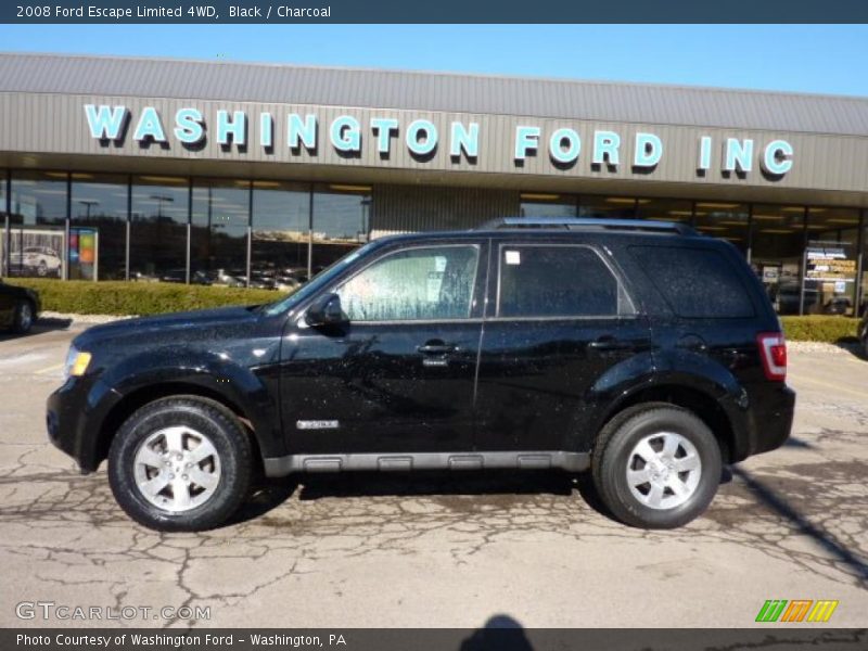 Black / Charcoal 2008 Ford Escape Limited 4WD