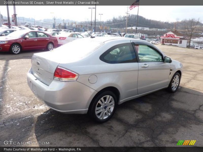 Silver Frost Metallic / Charcoal Black 2008 Ford Focus SE Coupe