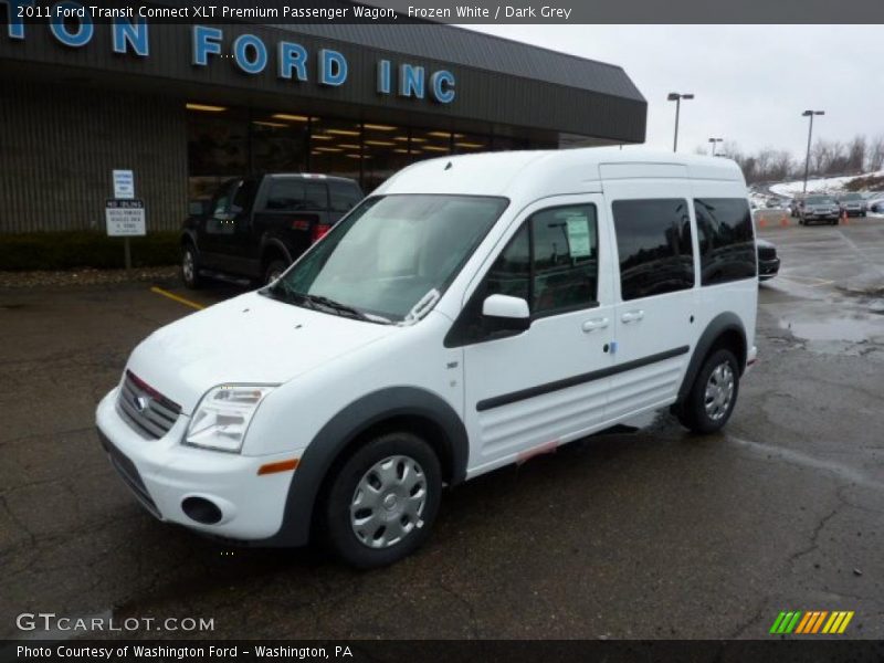 Frozen White / Dark Grey 2011 Ford Transit Connect XLT Premium Passenger Wagon