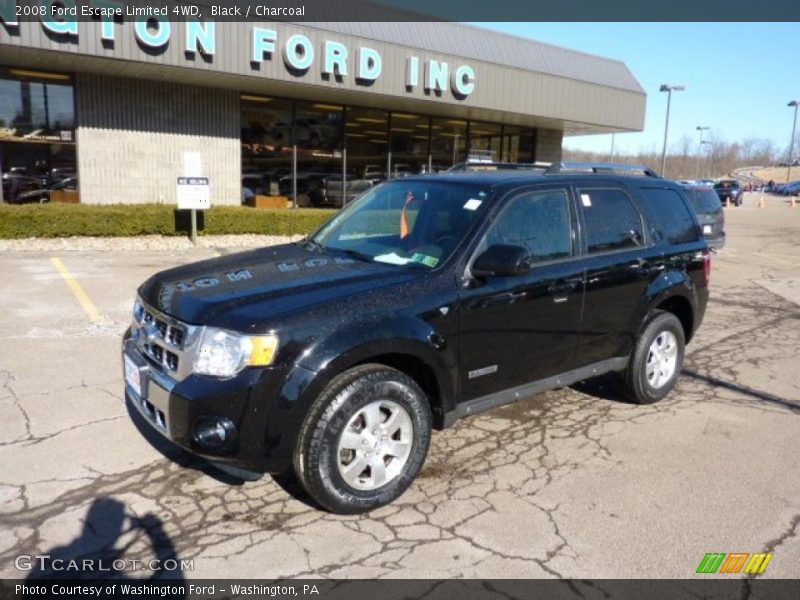 Black / Charcoal 2008 Ford Escape Limited 4WD