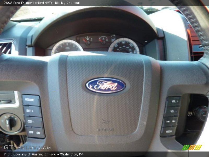 Black / Charcoal 2008 Ford Escape Limited 4WD