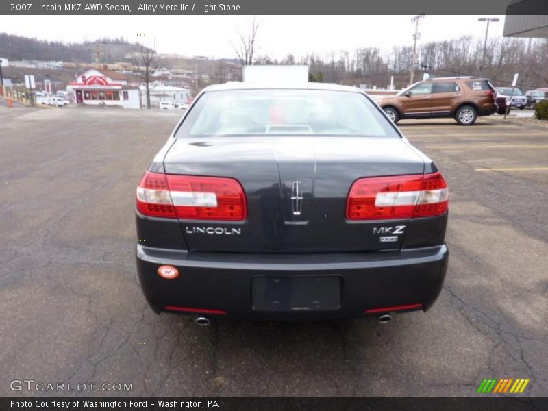 Alloy Metallic / Light Stone 2007 Lincoln MKZ AWD Sedan