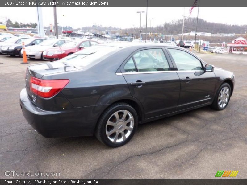 Alloy Metallic / Light Stone 2007 Lincoln MKZ AWD Sedan