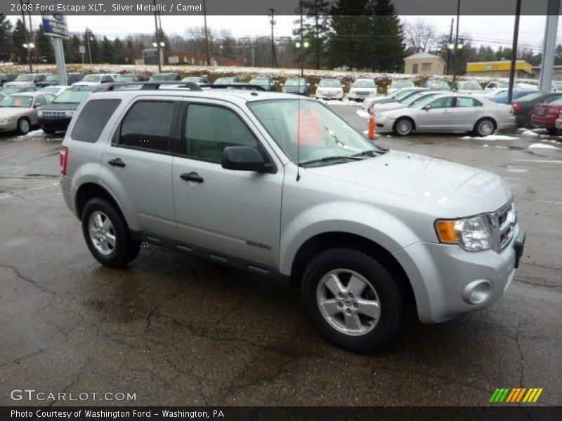 Silver Metallic / Camel 2008 Ford Escape XLT