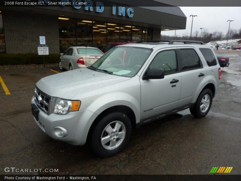 Silver Metallic / Camel 2008 Ford Escape XLT