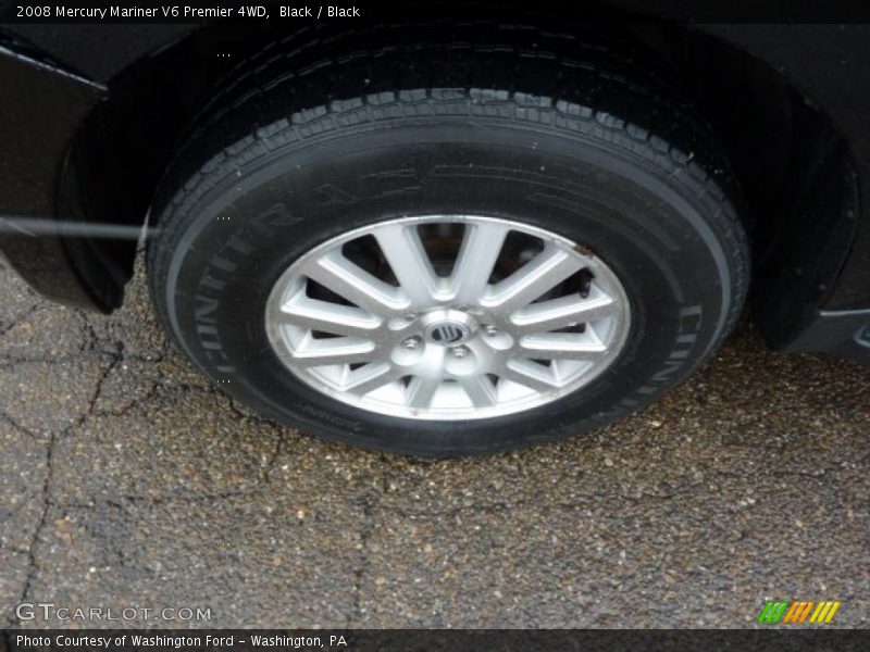 Black / Black 2008 Mercury Mariner V6 Premier 4WD