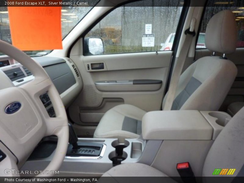 Silver Metallic / Camel 2008 Ford Escape XLT