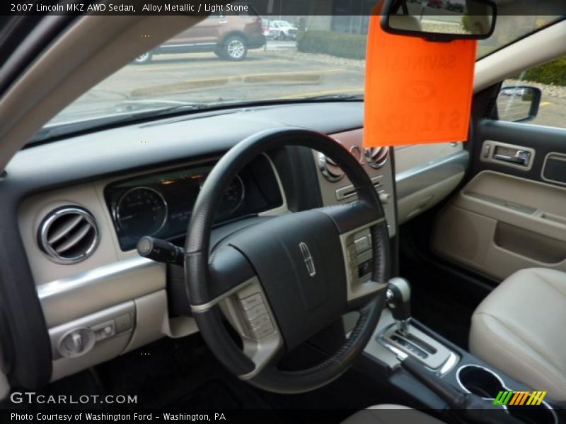 Alloy Metallic / Light Stone 2007 Lincoln MKZ AWD Sedan