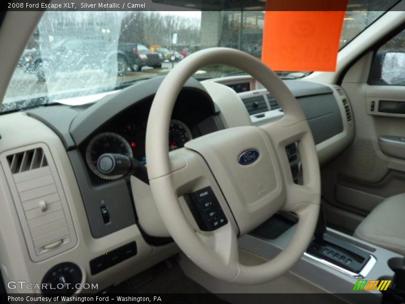 Silver Metallic / Camel 2008 Ford Escape XLT