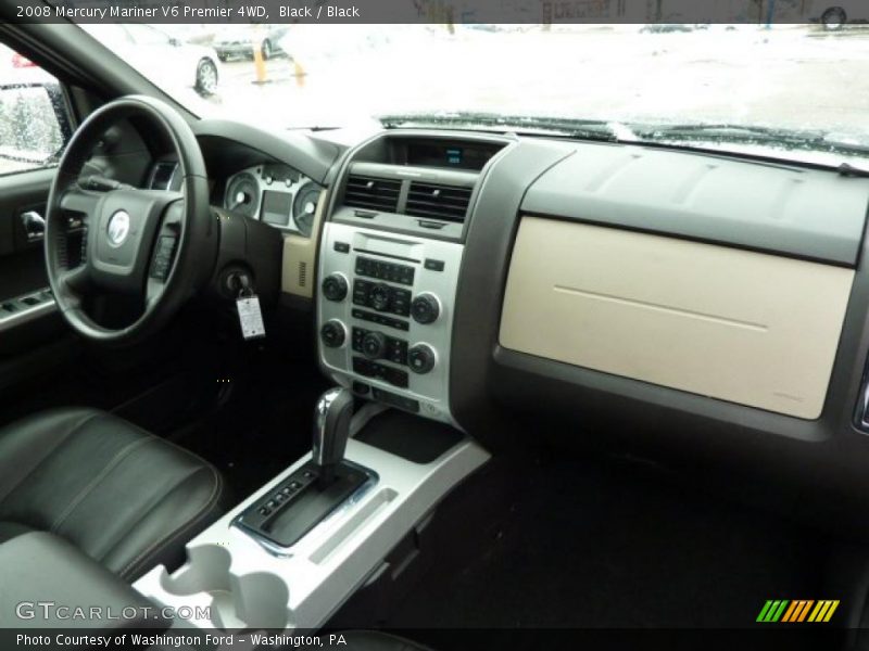 Black / Black 2008 Mercury Mariner V6 Premier 4WD