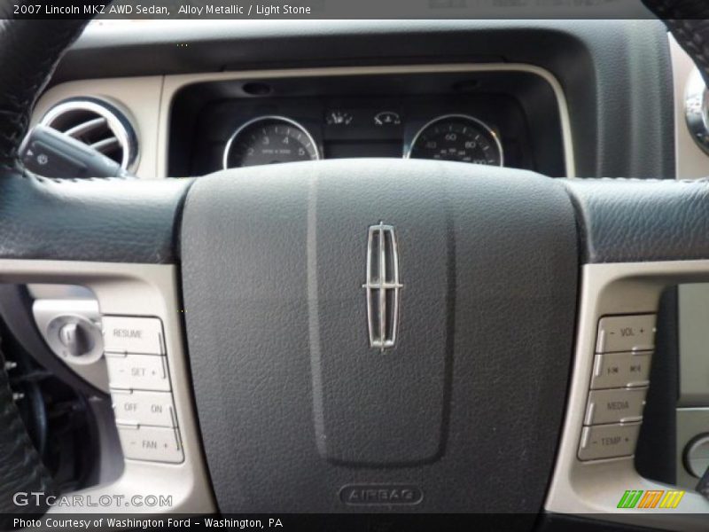 Alloy Metallic / Light Stone 2007 Lincoln MKZ AWD Sedan