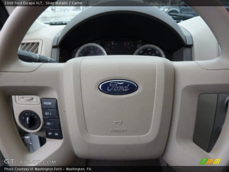 Silver Metallic / Camel 2008 Ford Escape XLT