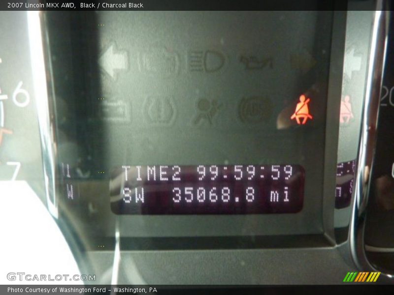 Black / Charcoal Black 2007 Lincoln MKX AWD
