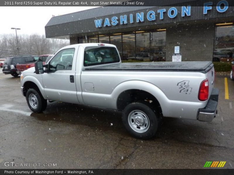 Ingot Silver Metallic / Steel Gray 2011 Ford F250 Super Duty XL Regular Cab 4x4
