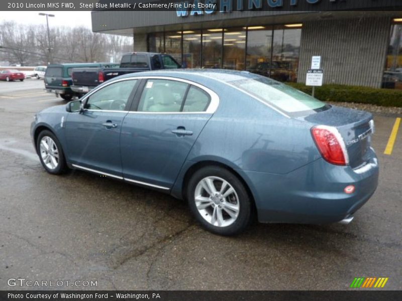 Steel Blue Metallic / Cashmere/Fine Line Ebony 2010 Lincoln MKS FWD