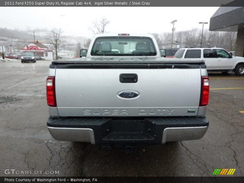 Ingot Silver Metallic / Steel Gray 2011 Ford F250 Super Duty XL Regular Cab 4x4