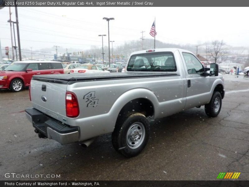 Ingot Silver Metallic / Steel Gray 2011 Ford F250 Super Duty XL Regular Cab 4x4