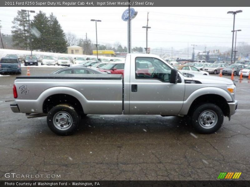 Ingot Silver Metallic / Steel Gray 2011 Ford F250 Super Duty XL Regular Cab 4x4
