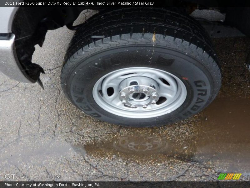 Ingot Silver Metallic / Steel Gray 2011 Ford F250 Super Duty XL Regular Cab 4x4