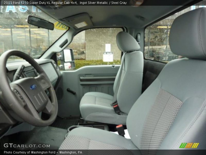 Ingot Silver Metallic / Steel Gray 2011 Ford F250 Super Duty XL Regular Cab 4x4