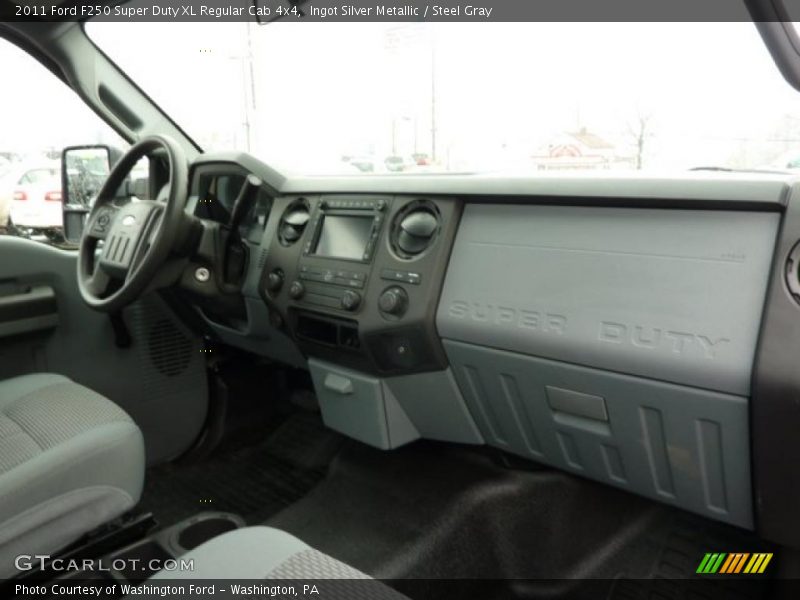 Ingot Silver Metallic / Steel Gray 2011 Ford F250 Super Duty XL Regular Cab 4x4