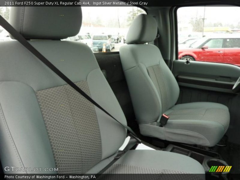 Ingot Silver Metallic / Steel Gray 2011 Ford F250 Super Duty XL Regular Cab 4x4