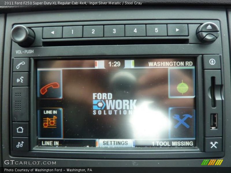 Ingot Silver Metallic / Steel Gray 2011 Ford F250 Super Duty XL Regular Cab 4x4