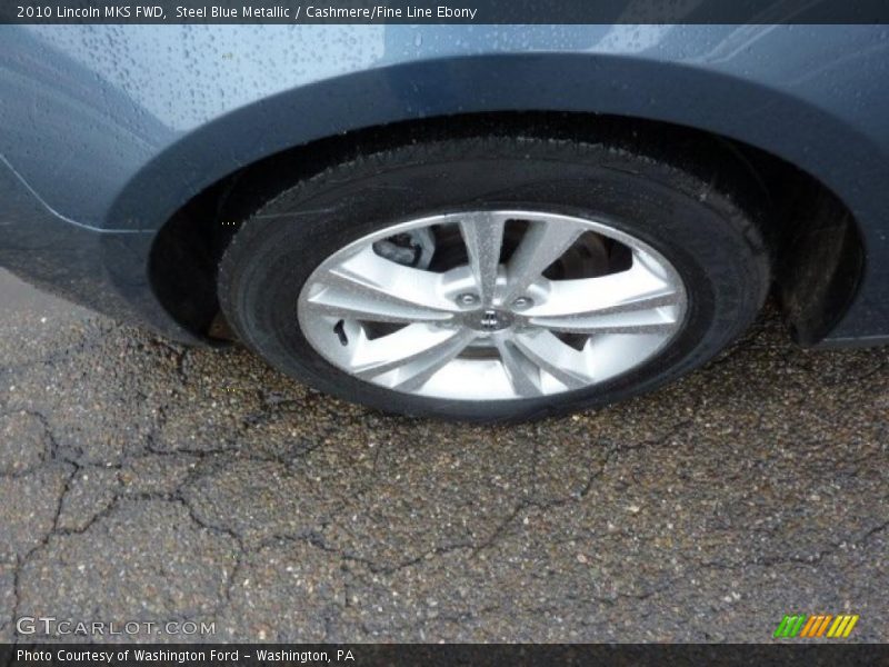 Steel Blue Metallic / Cashmere/Fine Line Ebony 2010 Lincoln MKS FWD