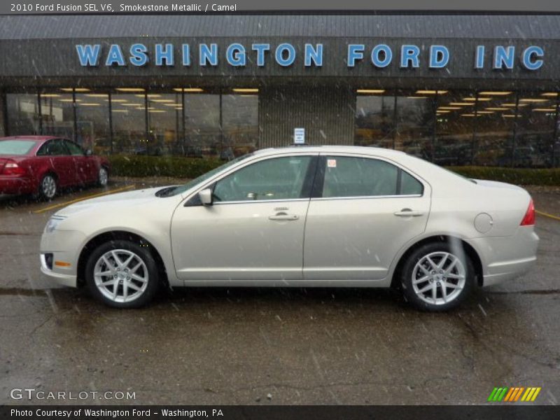 Smokestone Metallic / Camel 2010 Ford Fusion SEL V6
