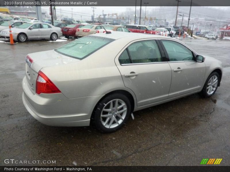 Smokestone Metallic / Camel 2010 Ford Fusion SEL V6