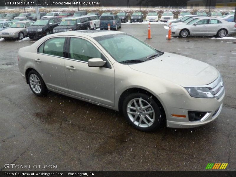 Smokestone Metallic / Camel 2010 Ford Fusion SEL V6