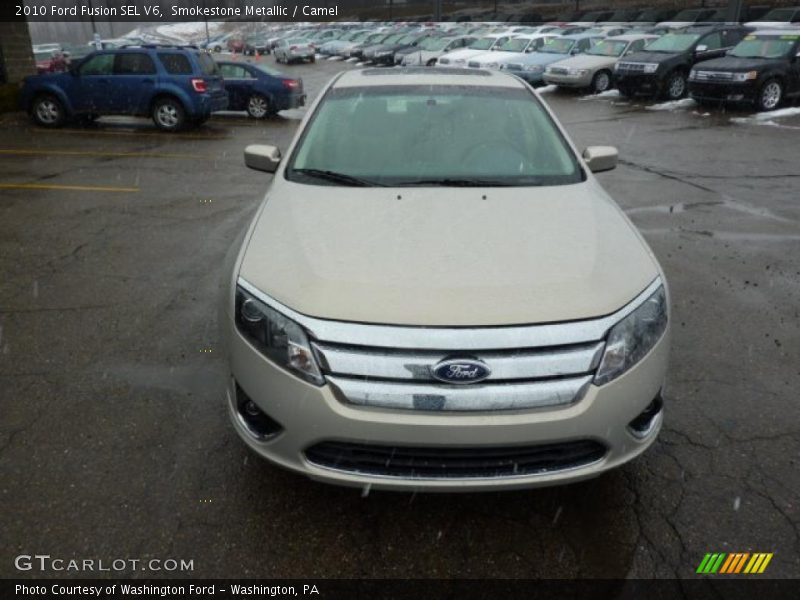 Smokestone Metallic / Camel 2010 Ford Fusion SEL V6