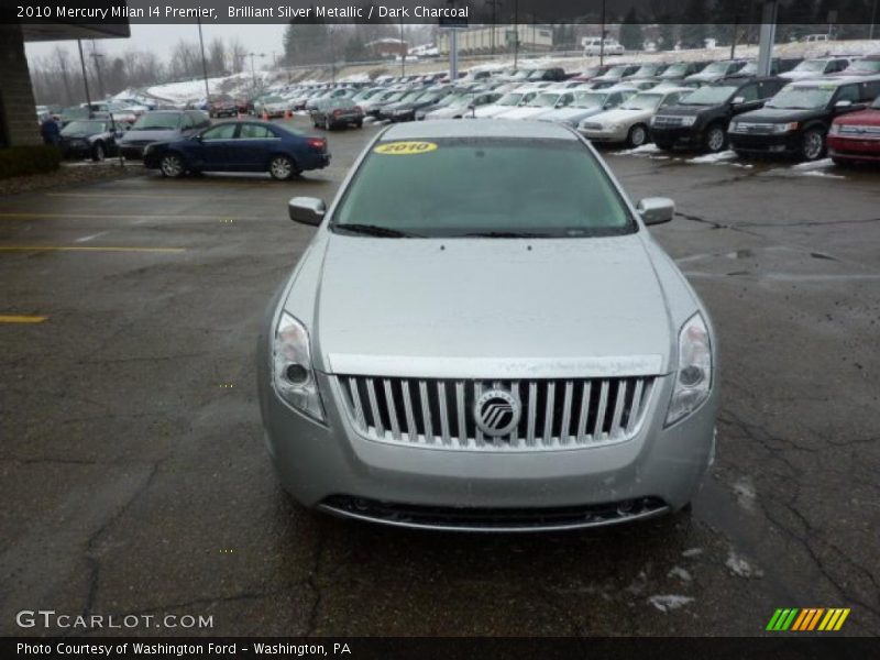 Brilliant Silver Metallic / Dark Charcoal 2010 Mercury Milan I4 Premier