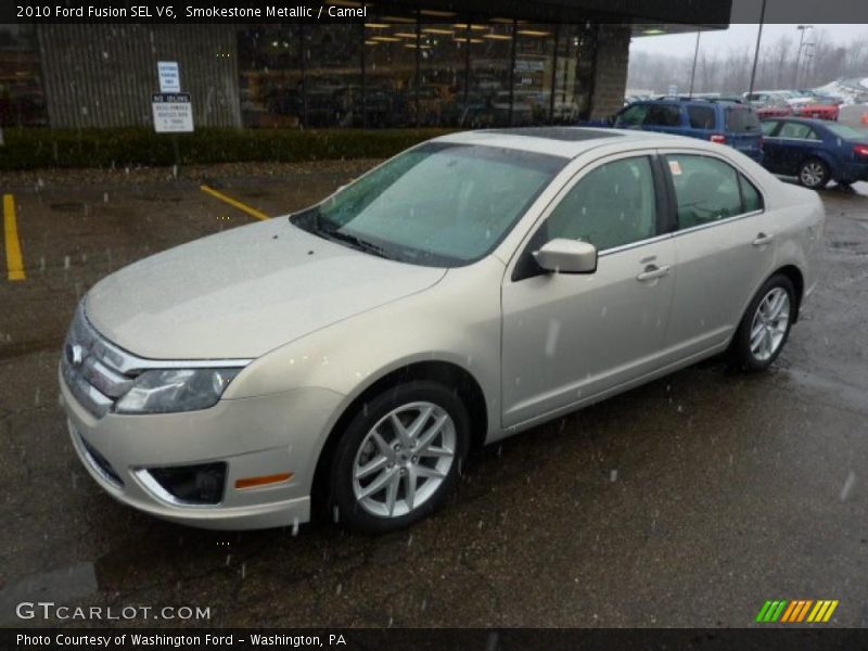 Smokestone Metallic / Camel 2010 Ford Fusion SEL V6