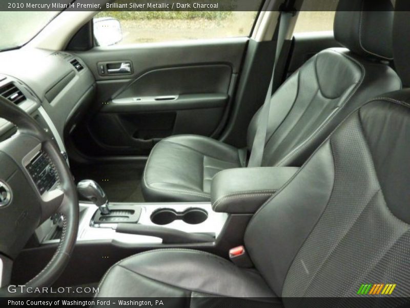  2010 Milan I4 Premier Dark Charcoal Interior