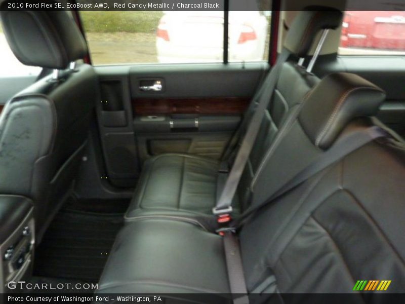 Red Candy Metallic / Charcoal Black 2010 Ford Flex SEL EcoBoost AWD