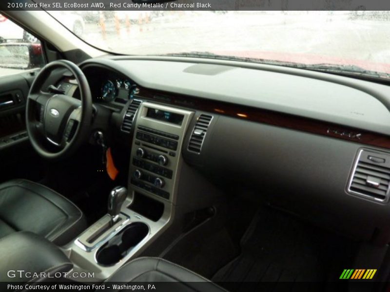 Red Candy Metallic / Charcoal Black 2010 Ford Flex SEL EcoBoost AWD